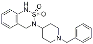 3-(1-Benzylpiperidin-4-yl)-3,4-dihydro-1H-2$l^{6},1,3-benzothiadiazine-2,2-dione CAS#: 79099-04-0